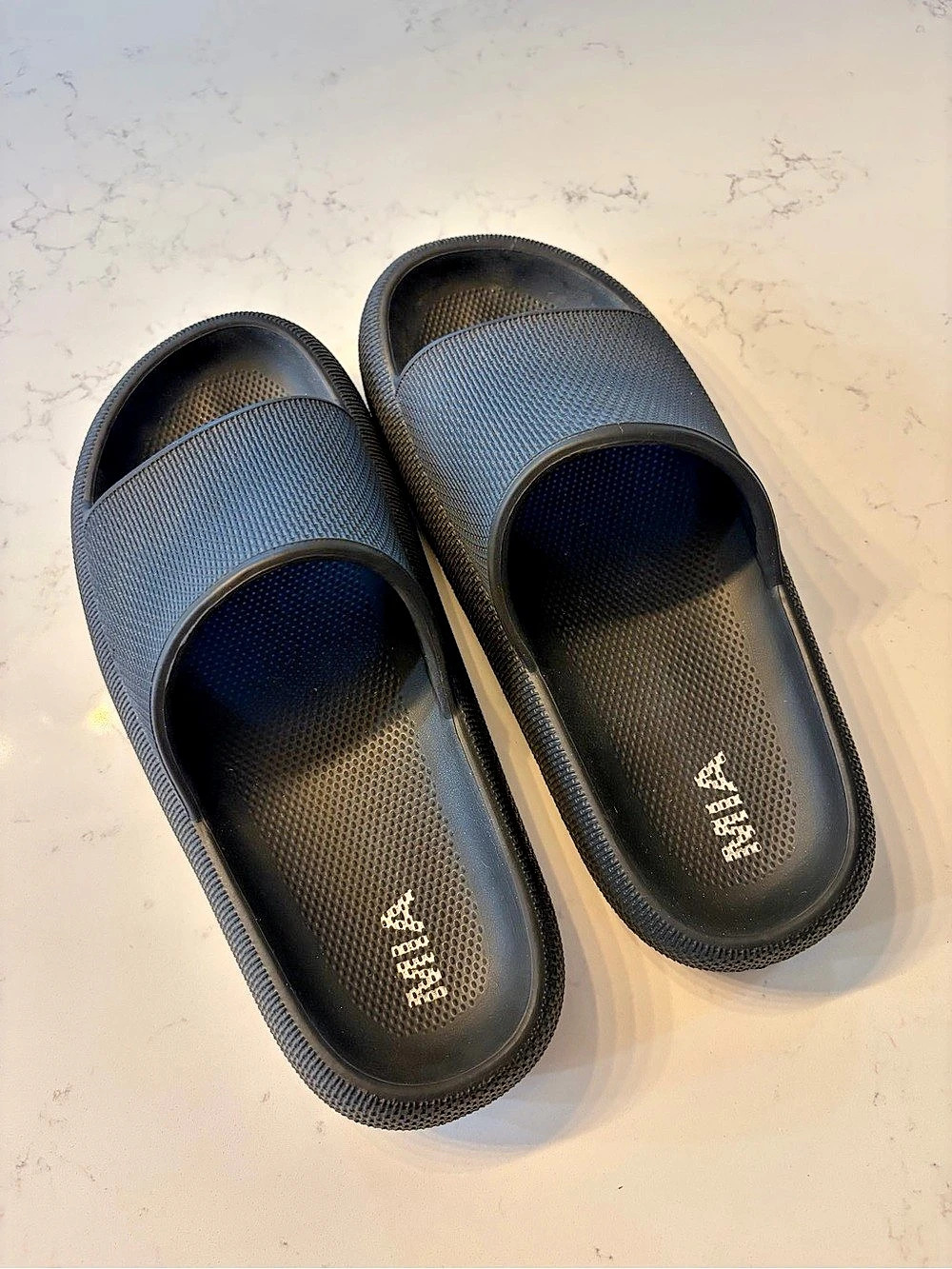 Adidas Black Slide Sandals Like New